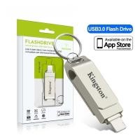 ราคา แฟลชไดรฟ์ OTG 2-in-1 USB 3.0 Pendrive สําหรับ ios iPhone 1TB 512GB 256GB 128GB 64GB 32GB 16GB (29960137623)