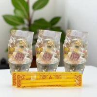 ราคา ชุดแป้งเจิม พร้อมพานสีเงิน | ธูปกล่อง ธูปแหนบ | ใช้ในพิธีมงคล เจิมหน้าผาก เรียกขวัญ เสริมสิริมงคล (42001080630)