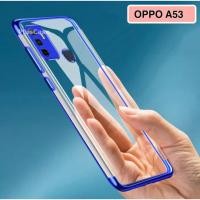 ราคา เคสขอบสีหลังใส Case Oppo A53 2020 (5958949424)