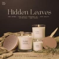 ราคา NEW!! (มีฝาขายแยกนะคะ ☺️) เทียนหอม (กลิ่น Hidden Leaves) เทียนหอมไขถั่วเหลือง100% (23267155461)