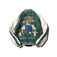 ราคา เสื้อ sukajan jacket เสื้อปักลายญี่ปุ่น Sukajan 1950 style polar bear ‍❄️ X Alaska map (28387472434)