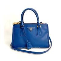 ราคา Prada Blue Small Saffiano Bag(รับประกันสินค้าแท้) (14699573466)