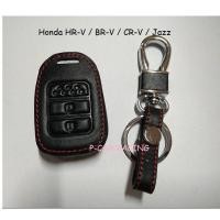 ราคา ซองกุญแจหนังแท้ Honda HR-V BR-V CR-V Jazz (Smart Key) (2193686051)