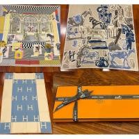 ราคา ผ้าคลุมไหล่ ผ้าพันคอ แอร์เมส Hermes แคชเมียร์ Grand theatre cashmere shawl 140 cm ผ้าห้ม baby avalon ของแท้ (23607711744)