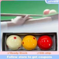ราคา [Etivaxa] 3 ชิ้นลูกสมบูรณ์ฝึกสนุ๊กเกอร์ปรับปรุงทักษะลูกสระว่ายน้ําบิลเลียดลูกบิลเลียดลูกสําหรับผู้หญิงผู้ชายเริ่มต้น (29457400916)