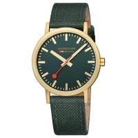 ราคา (ของแท้ประกันช้อป) Mondaine นาฬิกา CLASSIC 40 mm, Forest Green Golden Watch, A660.30360.60SBS นาฬิกาข้อมือ (19767075450)