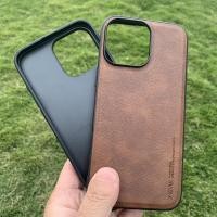 ราคา สําหรับ iPhone 16 Pro Max,16 Pro Case X-Level Luxury Vintage Leather + TPU Protective Back Cover (28823102699)