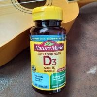 ราคา พร้อมส่ง Nature Made Vitamin D3 5000 IU 100 softgels วิตามิน D3 (12702173247)