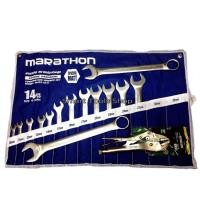 ราคา Marathon ประแจแหวนข้างปากตาย 14 ตัวชุด เบอร์ 10-32 +NICHOLSONคีมล็อคปากตรง 10 นิ้ว#879 (603011131)