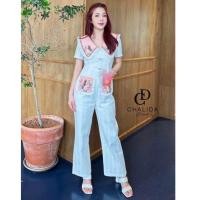 ราคา จั้มสูทขายาว ป้าย chalida size L (43756722009)