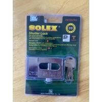 ราคา SOLEX กุญแจคล้องประตูม้วน SOLEX CO (สีเงิน) (13297596767)