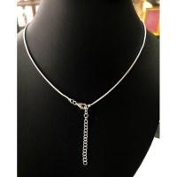 ราคา สร้อยคอลายกระดูกงูเงินแท้925 สร้อยคอเงิน (14566296644)