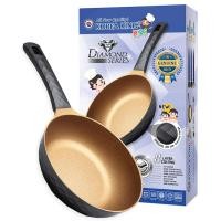 ราคา ของพร้อมส่งKorea king Diamond Series Kids กระทะหินอ่อน โคเรียคิง ไดม่อนด์ ซี่รี่ คิดส์ 20 cm.แถมฟรี! ตะหลิ่วซิลิโคน (1259000494)