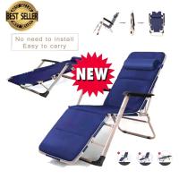 ราคา เก้าอี้พักผ่อน / เตียงพับเบาะนุ่ม ปรับนอนได้ Office single folding bed Folding lounge chair (1147427359)