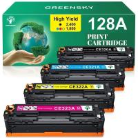 ราคา 4PK สําหรับ HP 128A CE320A Toner LaserJet Pro สี MFP CM1415fnw CP1525nw CP1525n (42318698540)