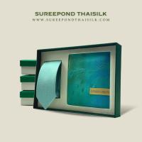 ราคา ❖ กล่องชุดของขวัญผ้าไหม ❖ [ SET 2in1 เนคไท&ผ้าพันคอ ] Gift Set Premium (28535650062)