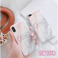 ราคา พร้อมส่งจากไทยเคสไอโฟนเคสหินอ่อนเทาส้ม Chic Happens i6,6s,6+,6s+,7,7+,8,8+,x (1556714589)