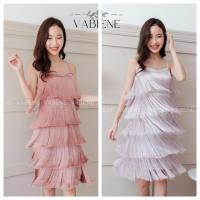 ราคา พร้อมส่ง กรม Gatsby Dress ป้ายVabene เดรสออกงาน 5ชั้น เดรสแกสบี้ ชุดเพื่อนเจ้าสาว (2121997730)