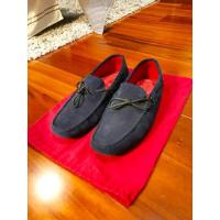ราคา Tod's x Ferrari Driving Shoes Loafers Size US 9 / EU 42 / 27 cm. Navy Blue (14134376674)