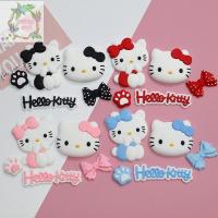 ราคา PUCOOL 5 ชิ้น/เซ็ต Hello Kitty อุปกรณ์เสริมรองเท้า PVC DIY สำหรับ Clogs และกระเป๋า ออกแบบโดย Sanrio (26389515650)