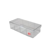 ราคา OTTO By Sci: R181-2A กล่องใสกลาง 4 ช่อง ขนาด 9.5x21x5.5 cm. (14146176933)