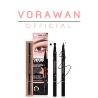 ราคา HF9048 SIVANNA COLORS DOUBLE-HEADED LIQUID EYELINER STAMP PEN อายไลเนอร์ ปั้มดาว (23163617519)