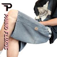 ราคา PannoFluxus กางเกงยีนส์ขาสั้นผู้ชายฤดูร้อนใหม่สไตล์อเมริกันหลวมสบายๆ starry sky รูปแบบกางเกงขาสั้นผ้ายีนส์ (28105496406)