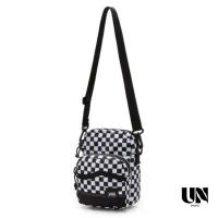 ราคา [ของแท้ ส่งไว จากไทย] VANS CONSTRUCT SHOULDER BAG - BLACK-WHITE CHECK (15197032483)