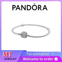 ราคา สร้อยข้อมือโซ่งูสำหรับสุภาพสตรี จากสเตอร์ลิงเงิน S925 ประกายพาวเว่คลาส DIY Pandora Style (42865441547)