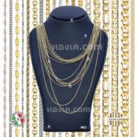 ราคา 18K-N0J สร้อยคอทองคำแท้ ITALY 750 รุ่น ผ่าหวาย D.C Belcher G130 (19579453657)