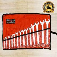 ราคา YETI ชุดประแจแหวนข้างปากตาย ประแจรวม USA 10-32mm 14ตัว/ชุด (16389286772)