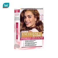 ราคา L'Oreal ลอรีอัล ปารีส เอ็กซ์เซลเลนซ์ ครีม เบอร์ 4.35 สีน้ำตาลปานกลางประกายทองเหลือบมะฮอกกานี (1664141945)