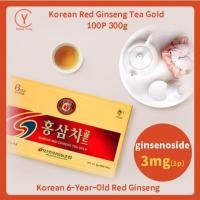 ราคา ชาโสมแดงเกาหลี ทอง 100 แพ็ค 300ก โสมห้าสมบัติชา (26077325570)
