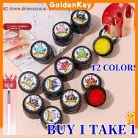 ราคา [ซื้อ 1 แถม 1] กาวแกะเล็บญี่ปุ่น กาวพลาสติกสามมิติ 4 มิติ กาวดินน้ำมัน UV สำหรับการบำบัดด้วยแสง GoldenKey (44004258690)