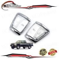 ราคา เสื้อไฟหรี่มุม ข้างซ้าย+ขวา ฝาขาว ขอบโครเมี่ยม Lh+Rh Toyota Hilux LN111 4WD 4x4 (8733801377)