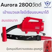 ราคา ไดร์ไล่น้ำสุนัข/เป่าร้อน Aeolusรุ่นAurora 2800 Watt 220volt รับประกันมอเตอร์ฟรี 1 ปี ลมแรงมาก มัปุ่มปรับร้อนเย็น (28069089516)