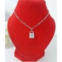 ราคา สร้อยคอกุญแจเงิน 925 ชุบทองขาว-ทนสนิม-เครื่องประดับสตรี (41651171620)