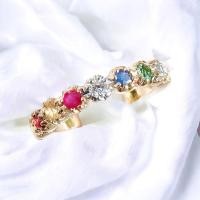ราคา แหวนนพเก้า พลอยแท้ เงินแท้ ชุบทองคำแท้ 18k (25669000368)
