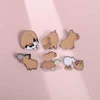 ราคา เข็มกลัด รูปการ์ตูนสัตว์น่ารัก ฮิปโป คาปิบารา เครื่องประดับ ของขวัญ สําหรับติดปกเสื้อ กระเป๋าเป้สะพายหลัง (24963772511)