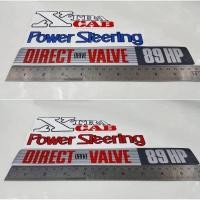 ราคา สติ๊กเกอร์แบบดั้งเดิม สำหรับ TOYOTA MIGHTY X คำว่า XTraCAB + DIRECT DRIVE VALVE 89HP + POWER STEERING โตโยต้า sticker (2473397126)