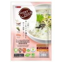 ราคา ซุปเปอร์ไบท์ โจ๊กข้าวหอมมะลิกึ่งสำเร็จรูป ผสมปลาแซลมอนและสาหร่าย 50 ก. (27789836252)