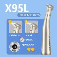 ราคา NSK Ti Max X95L Spray Air On/Off Switch Dental 1:5 Increasing Speed Handpiece Against Contra Angle LED Optic Fiber Red R (24738889959)