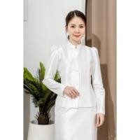 ราคา ชุดจิตรลดาสีขาว ชุดจิตรลดา ชุดไทยสวยๆ (18812591669)