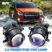 ราคา 3.0 "สีฟ้าเลนส์หมอกแสงโปรเจคเตอร์เลนส์H11 สําหรับISUZU DMAX D-MAX 2020 2021 2022 2023 4x4 LED H11 หมอกโคมไฟกันชนหน้าSpotlightรถอุปกรณ์เสริม (23487278723)