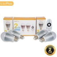 ราคา [ส่งไว ใช้นาน มอก.] iLightPlus หลอดไฟ LED รุ่น 2in1 (9W) 4 หลอดพร้อมรีโมท 1 ตัว (2197247900)