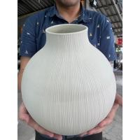 ราคา แจกันจัดดอกไม้ สีขาว จัมโบ้ ขนาด 30x30cm แจกันเซรามิค แจกันขนาดสูง รหัส cccxx (29800992774)