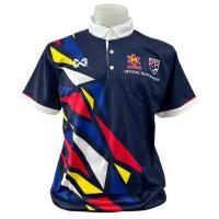 ราคา ของแท้ เสื้อ โปโล M150 x ช้างศึก ฟุตบอลทีมชาติไทย ลายใหม่ ล่าสุด WARRIX M150 x FOOTBALL THAILAND NATION POLO SHIRT (42521570211)