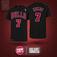 ราคา เสื้อบาสเก็ตบอลสําหรับผู้ชายและผู้หญิง NBA เสื้อยืดบาสเก็ตบอล Classic Edition Chicago Bulls No. 7 Tony Kukoc NBA เสื้อยืดเสื้อยืดบาสเก็ตบอล (29692536768)