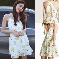 ราคา เดรสสั้นลายเลมอน (1443946841)