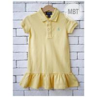 ราคา POLO RALPH LAUREN KIDS COTTON MESH POLO DRESS ชุดเดรสเด็กผู้หญิง (21773854590)